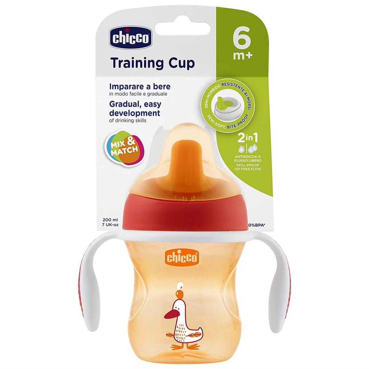Chicco Yarı Yumuşak Uçlu Alıştırma Bardağı 6+ Ay Unisex