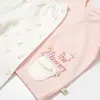 Bibaby Organik Pijama Takımı The Flowers Ekru - Pembe