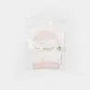 Bibaby Organik Şapka 2li The Flowers Ekru - Pembe