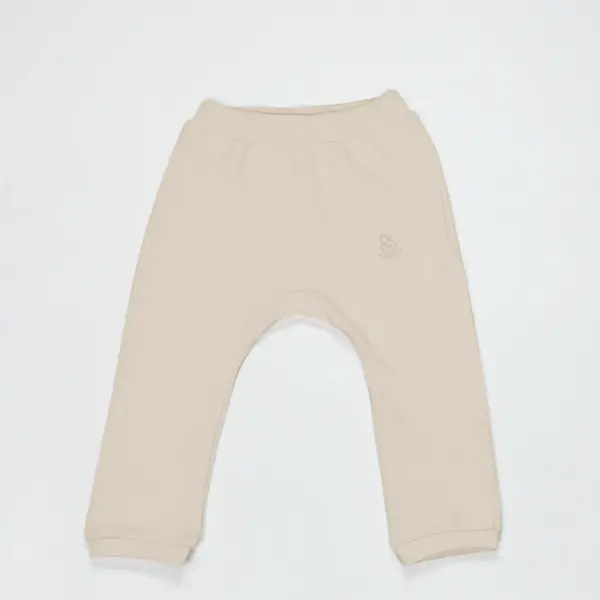 Bistyle Pantolon Patiksiz Natural Basic Style Bej