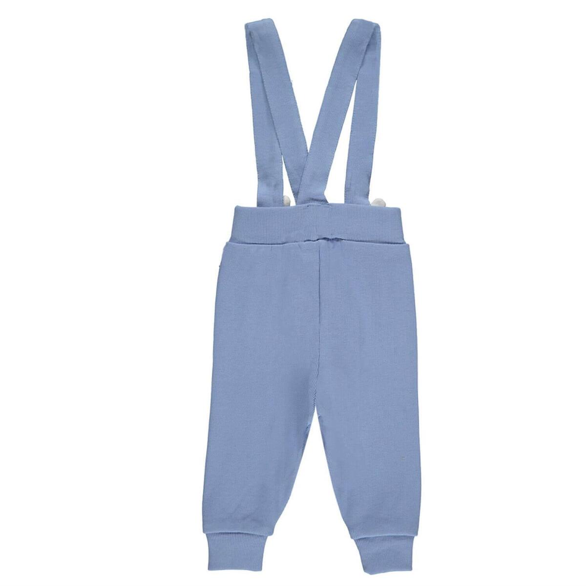 Overdo Pantolon Kaşkorseli Mavi