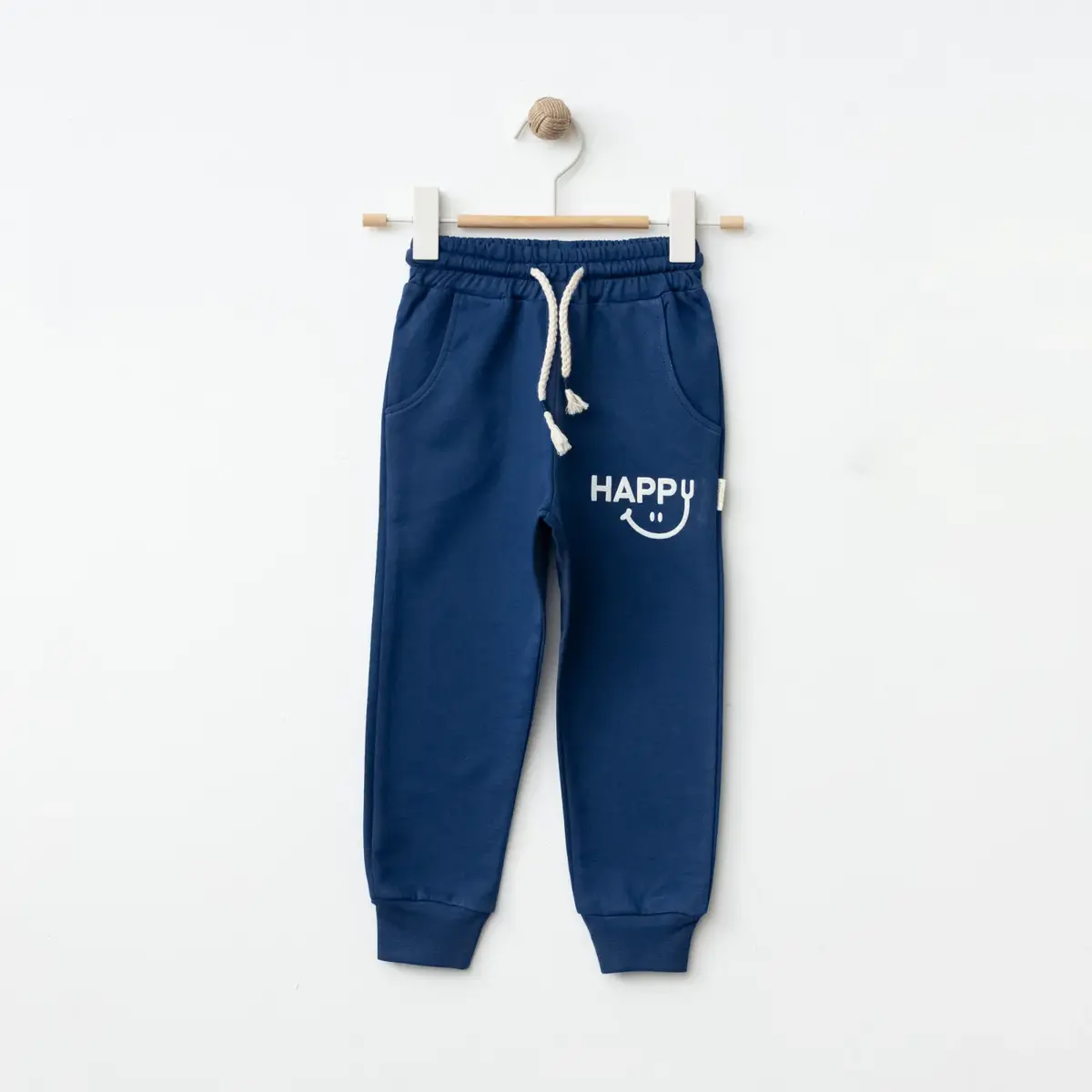 Bebolly Eşofman Altı Happy Baskılı Lacivert Bebolly Eşofman Altı Happy Baskılı Lacivert