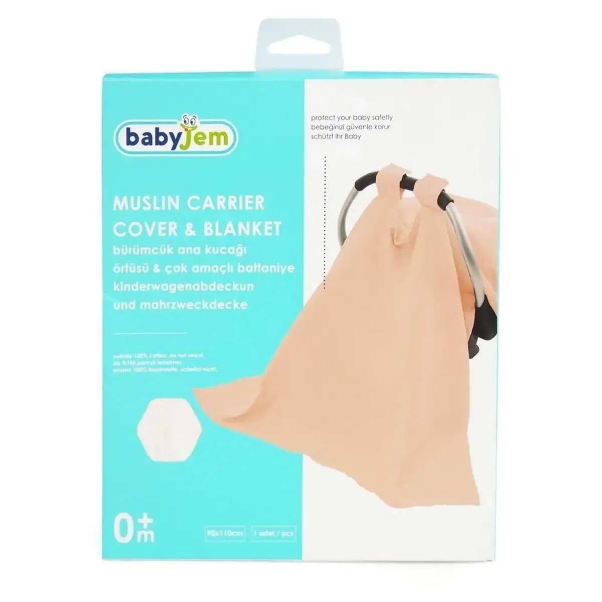 Babyjem Ana Kucağı Örtüsü Bürümcük Gri