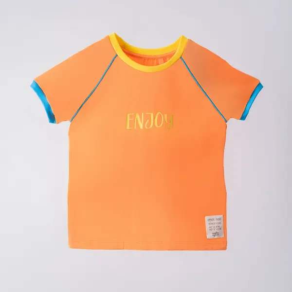 Moi Noi T-Shirt Enjoy Turuncu