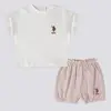 U.S. Polo 2li Takım T-Shirt Krem