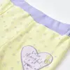 Bibaby Organik Pantolon Patiksiz Love You Baby Yellow Lavander