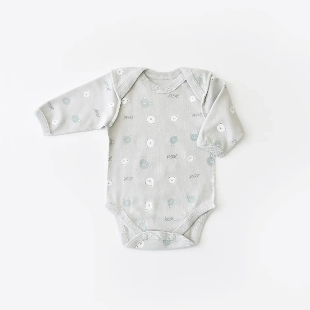 Bibaby Organik Zıbın Takımı Hug Me Bear Prematüre Yeşil