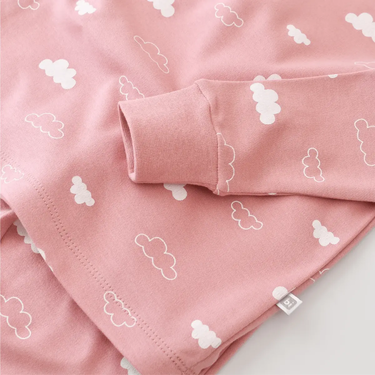 Bibaby Pijama Takımı Cute Cloudy Pembe