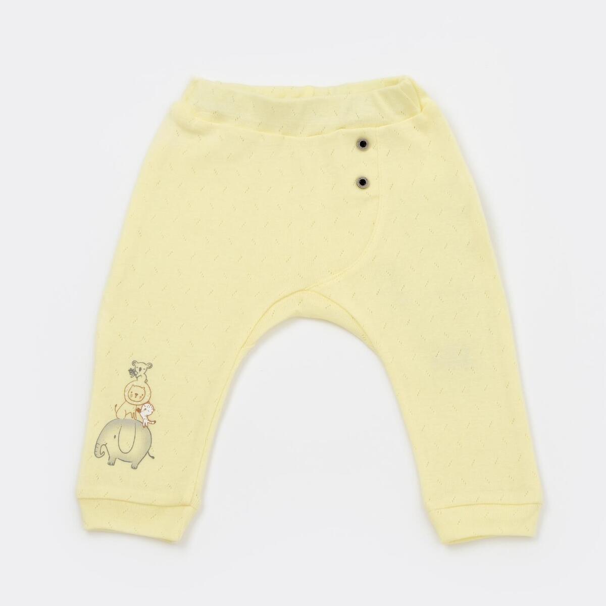 Bibaby Pantolon Patiksiz Hello Safari Limon