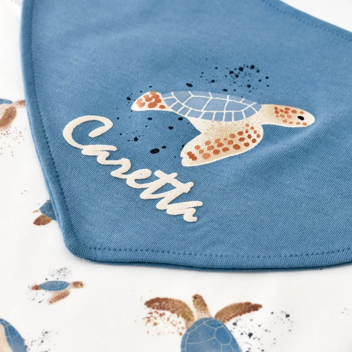 Bibaby Organik Fular Önlük 2li Caretta In Live İndigo