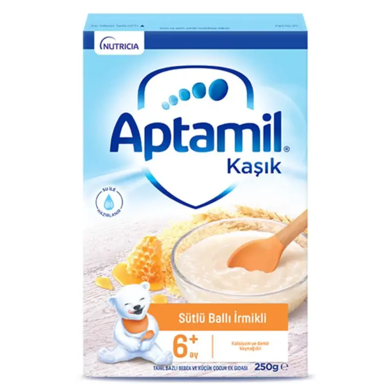 Aptamil Sütlü Ballı İrmikli Kaşık Maması 250 gr