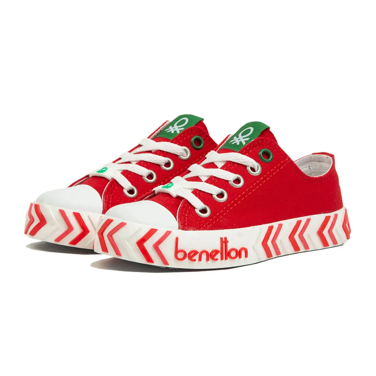 Benetton Ayakkabı Spor Filet Kırmızı Benetton Ayakkabı Spor Filet Kırmızı