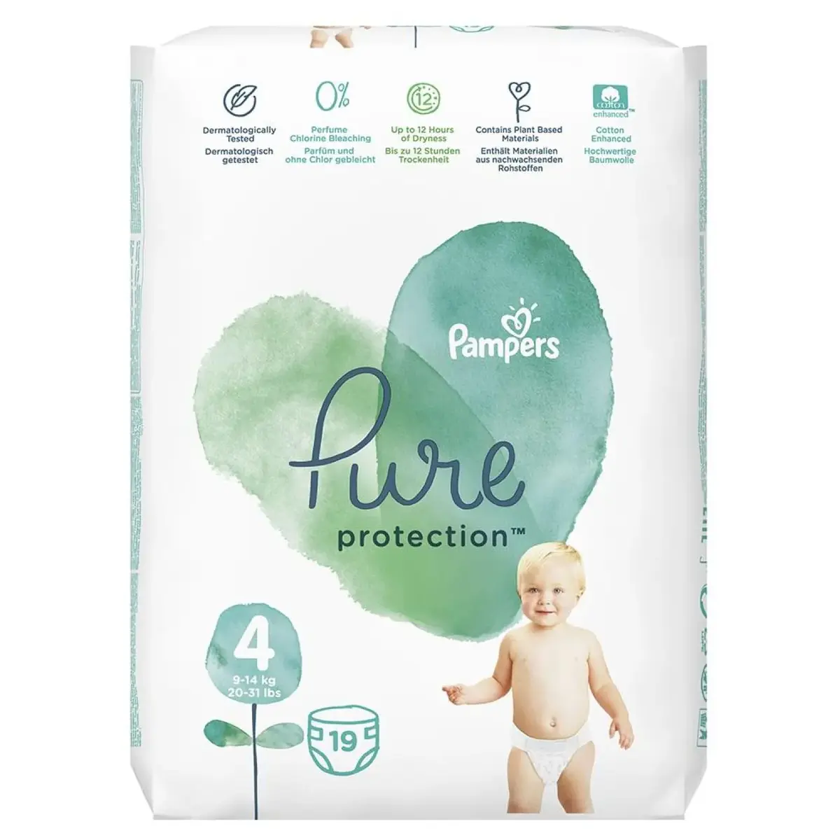 Prima Pampers Pure Bebek Bezi 4 Beden Maxi 9-14 Kg 19lu