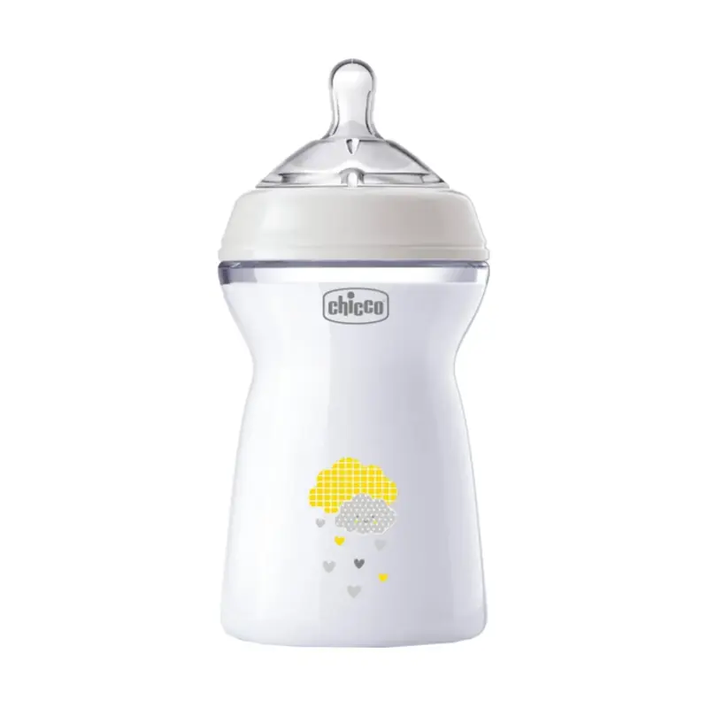 Chicco Natural Feeling Silikon Emzikli PP Biberon Desenli 330 ml 6+ Ay Yeni Chicco Natural Feeling Silikon Emzikli PP Biberon Desenli 330 ml 6+ Ay Yeni