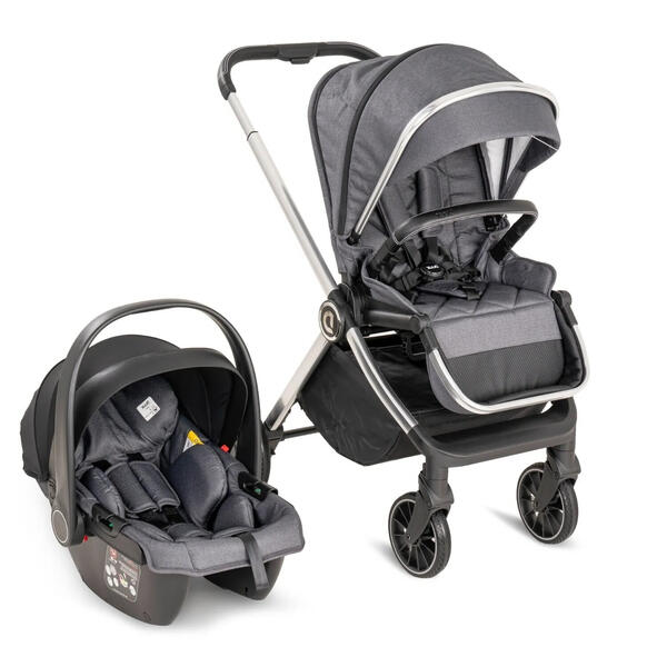 Duux Pro Max 2 Travel Sistem Bebek Arabası Dark Grey