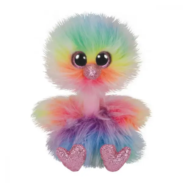 Ty Peluş Asha Rainbow Ostrich Reg