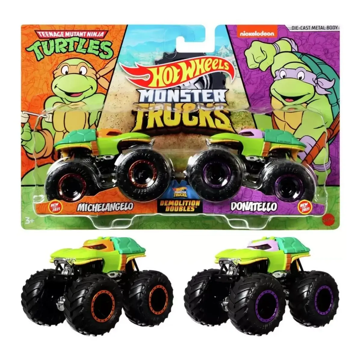 Hot Wheels Monster Trucks Güçlü İkili 1:64 Arabalar