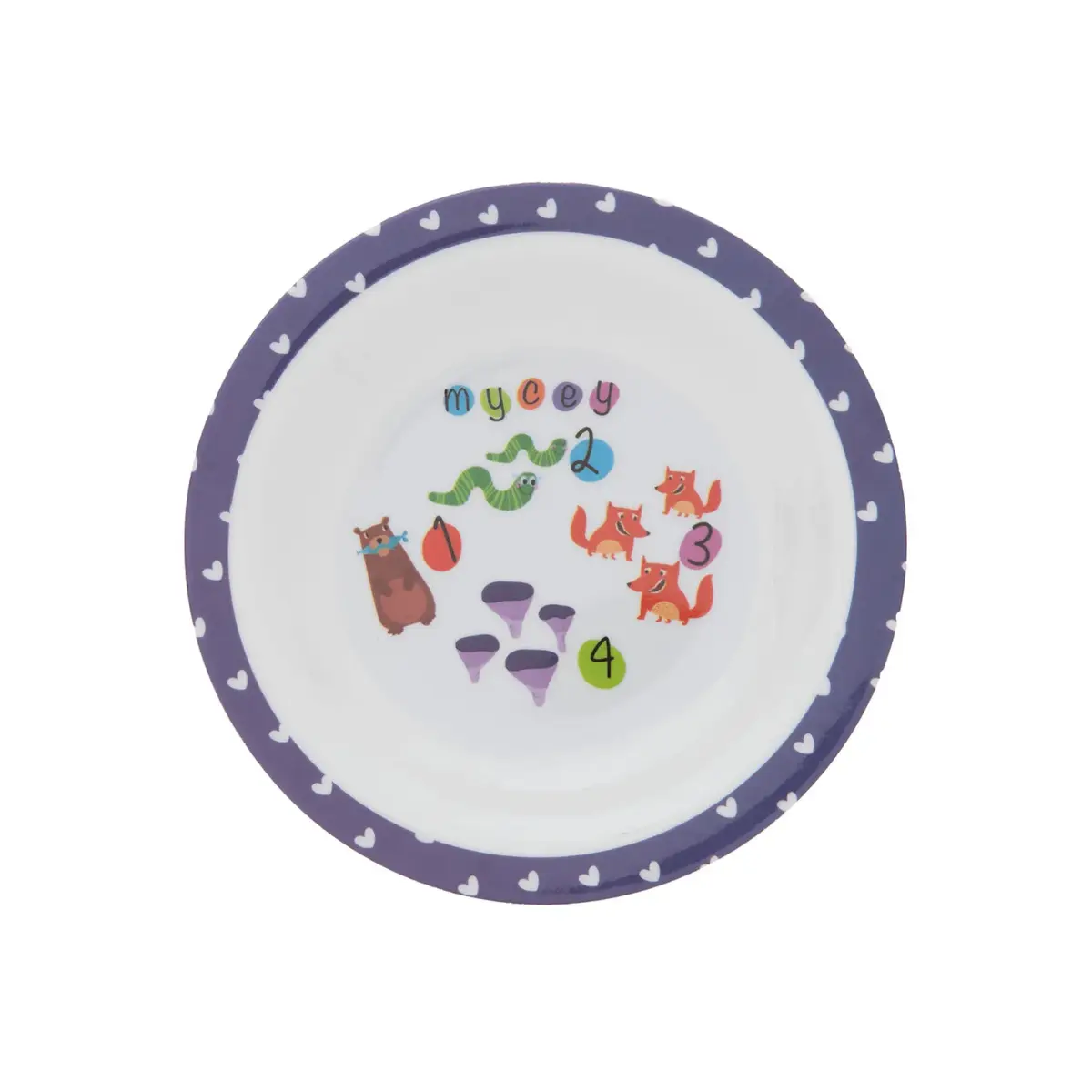 Mycey Eğlen Öğren Melamin Mama Tabağı Say Bakalım Mycey Eğlen Öğren Melamin Mama Tabağı Say Bakalım