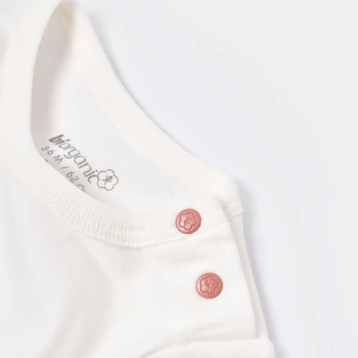 Bibaby Organik Sweatshirt Little Love Rose Dry