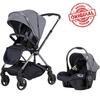Prego 2066 Mios Travel Sistem Bebek Arabası Gri