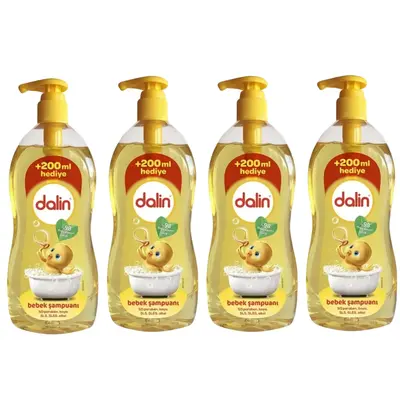 Dalin Klasik Bebek Şampuanı 700+200 ml X 4 Adet