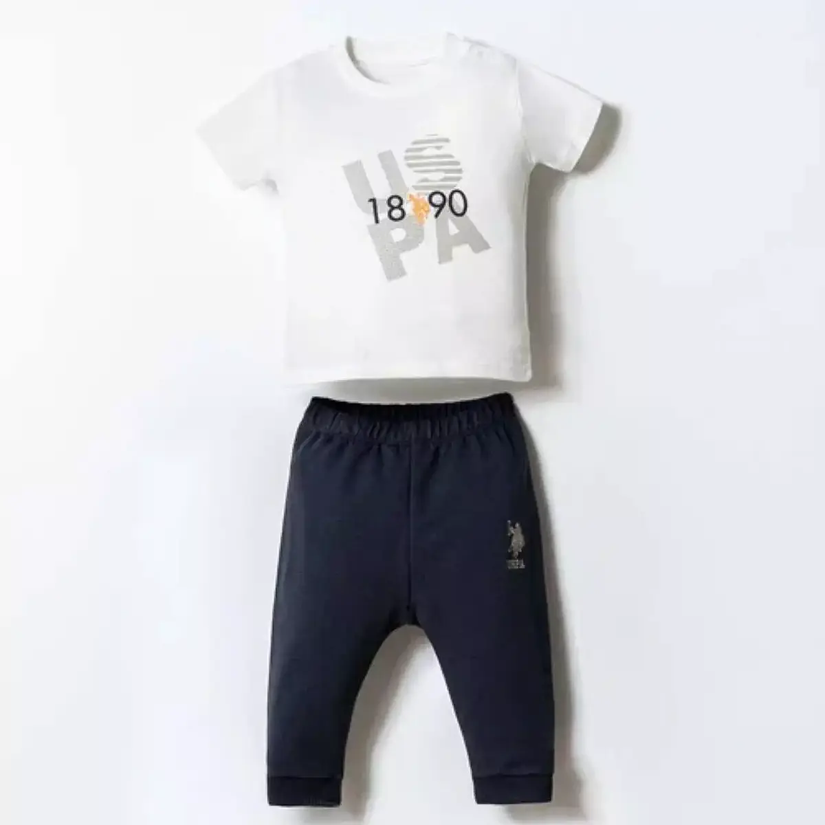 U.S. Polo 3lü Takım Füme