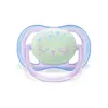 Philips Avent SCF376/12 Ultra Air Karanlıkta Parlar Silikon Emzik 0-6 Ay Kız Pembe