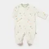 Bibaby Organik Tulum Takımı 3lü Tüllü Tiny Birds Ekru - Yeşil