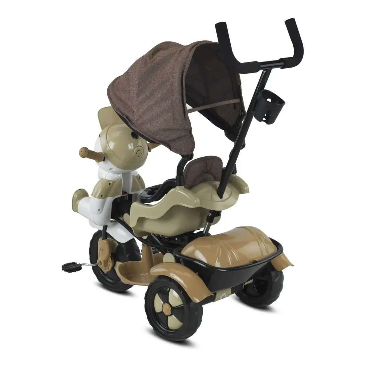 Babyhope Yupi Triycle Üç Tekerlikli Bisiklet Kahve