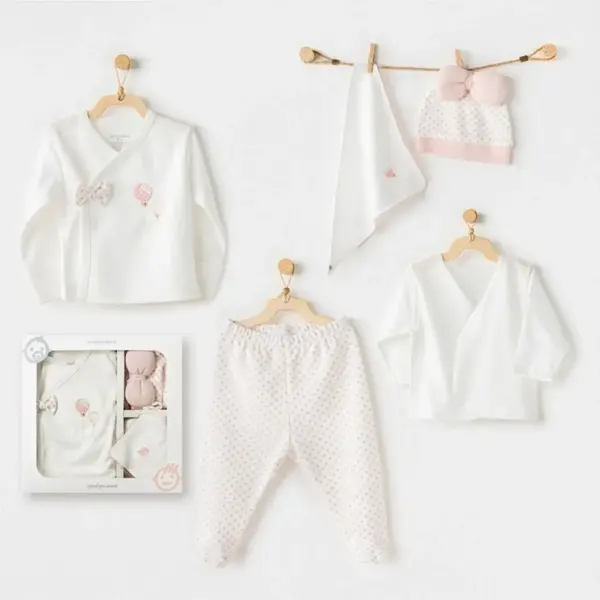 Andy Wawa Hastane Çıkışı 5li Pink Baloons Ekru