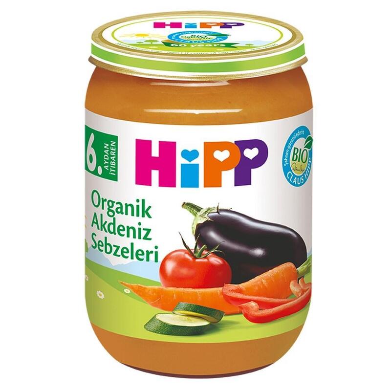 Hipp Organik Akdeniz Sebzeleri 190 gr