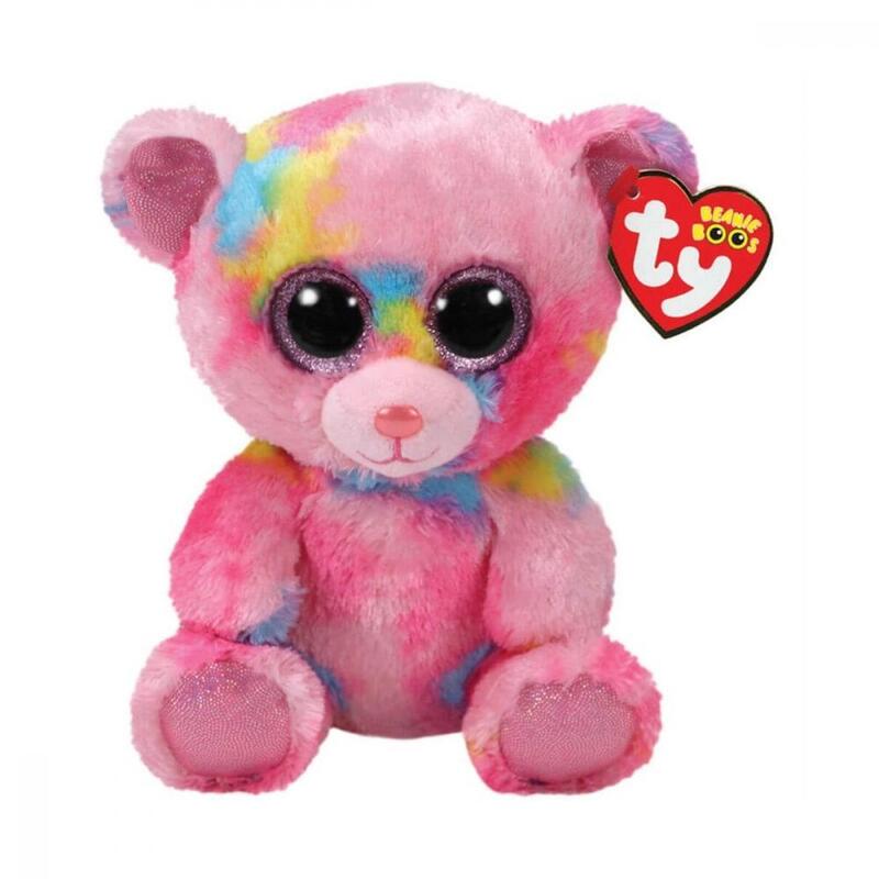 Ty Peluş Franky Pink Multicolored Bear Reg