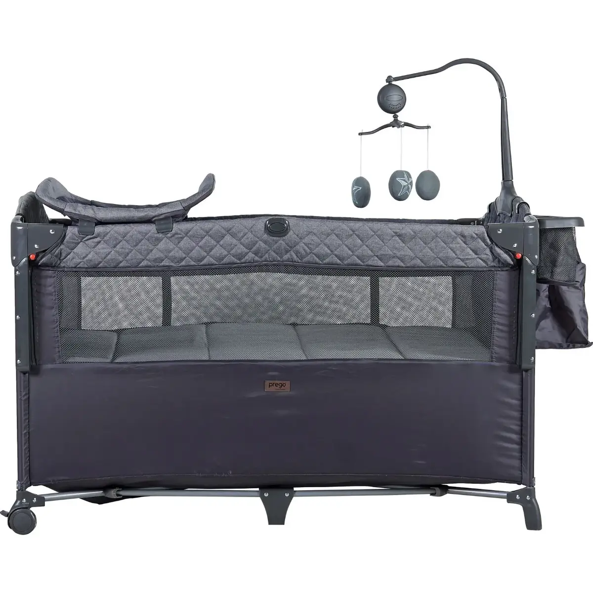 Prego 8044 Miami Plus Anne Yanı Oyun Parkı 70x120 cm Füme
