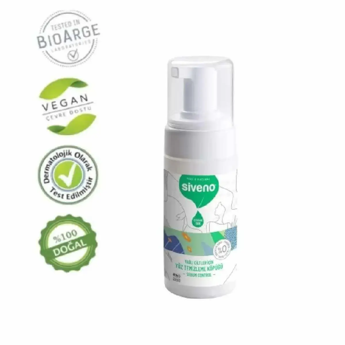 Siveno Doğal Yüz Temizleme Köpüğü 100 ml