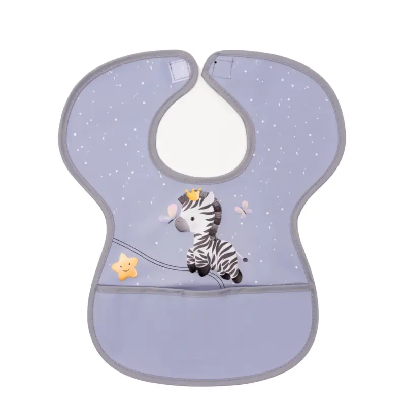 Sevi Bebe Cırtlı Muşamba Önlük Zebra