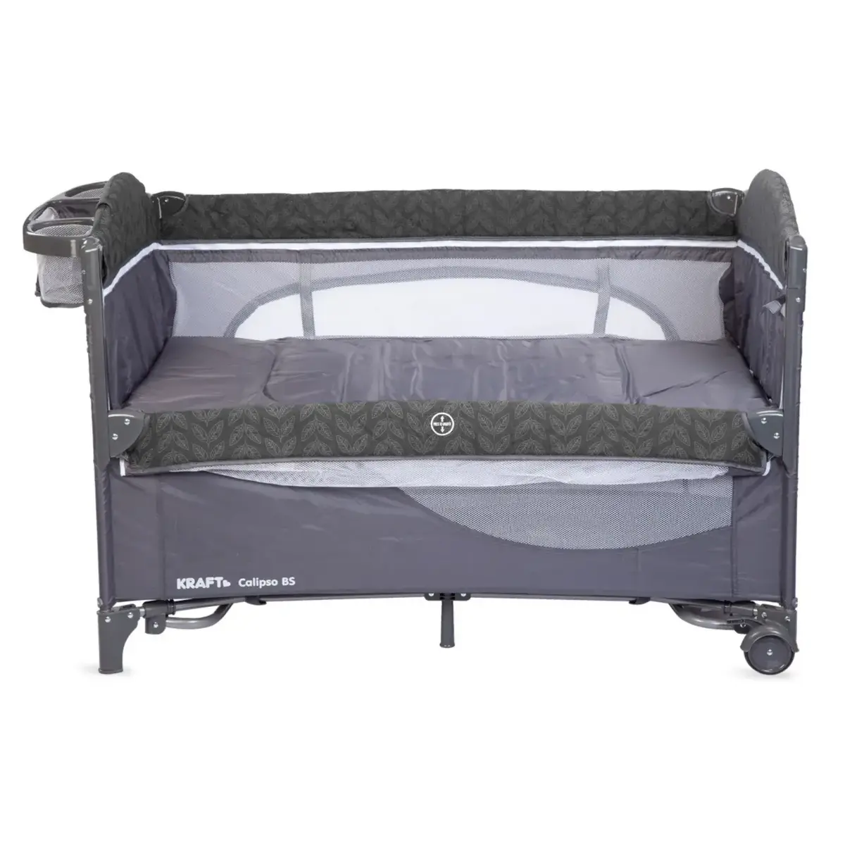 Kraft Calipso Bedside Anne Yanı Oyun Parkı 70x120 cm Dark Grey