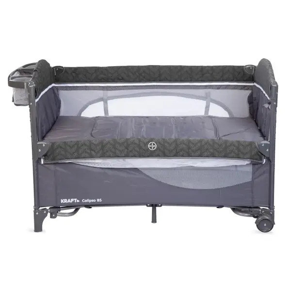 Kraft Calipso Bedside Anne Yanı Oyun Parkı 70x120 cm Dark Grey