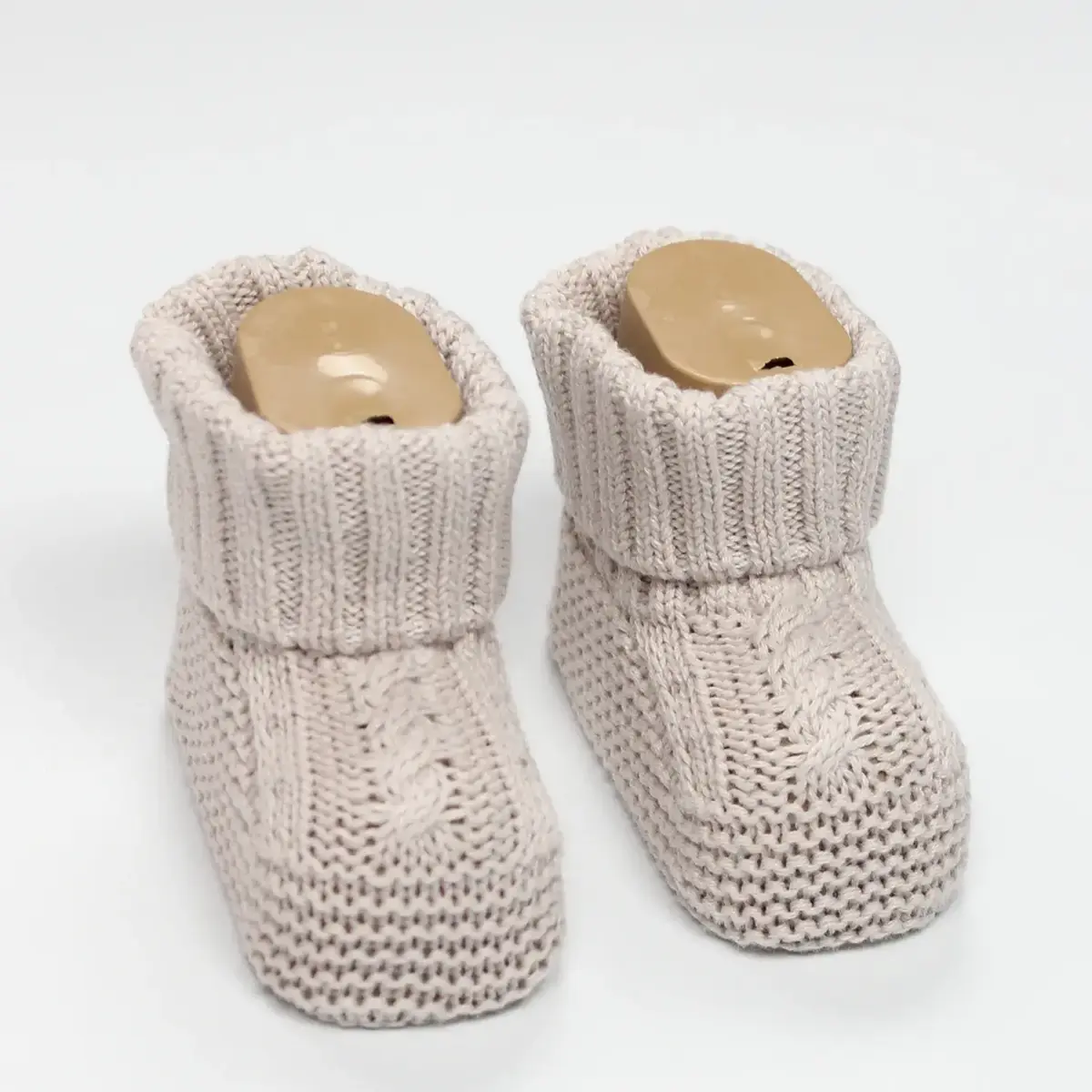 Bistyle Patik Triko Seperatörlü Bej