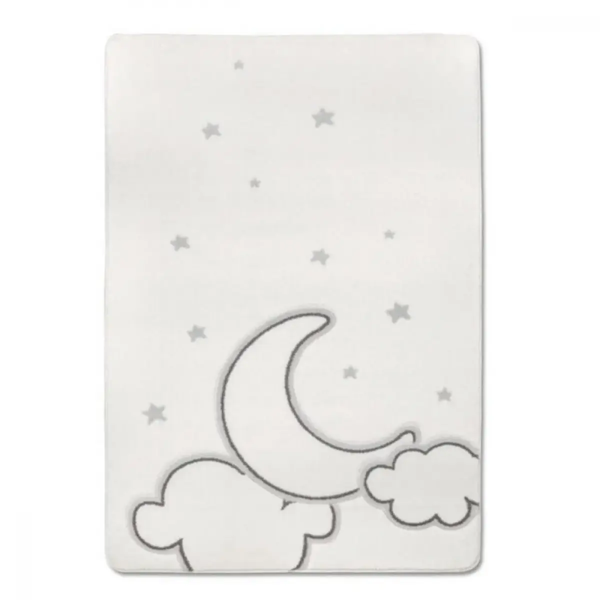 Funna Baby Bebek Odası Halısı Luna Chic 100x150 cm Beyaz