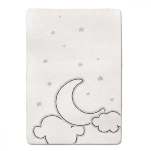 Funna Baby Bebek Odası Halısı Luna Chic 100x150 cm Beyaz