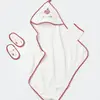 Bibaby Organik Bornoz Takımı Little Love Rose Dry