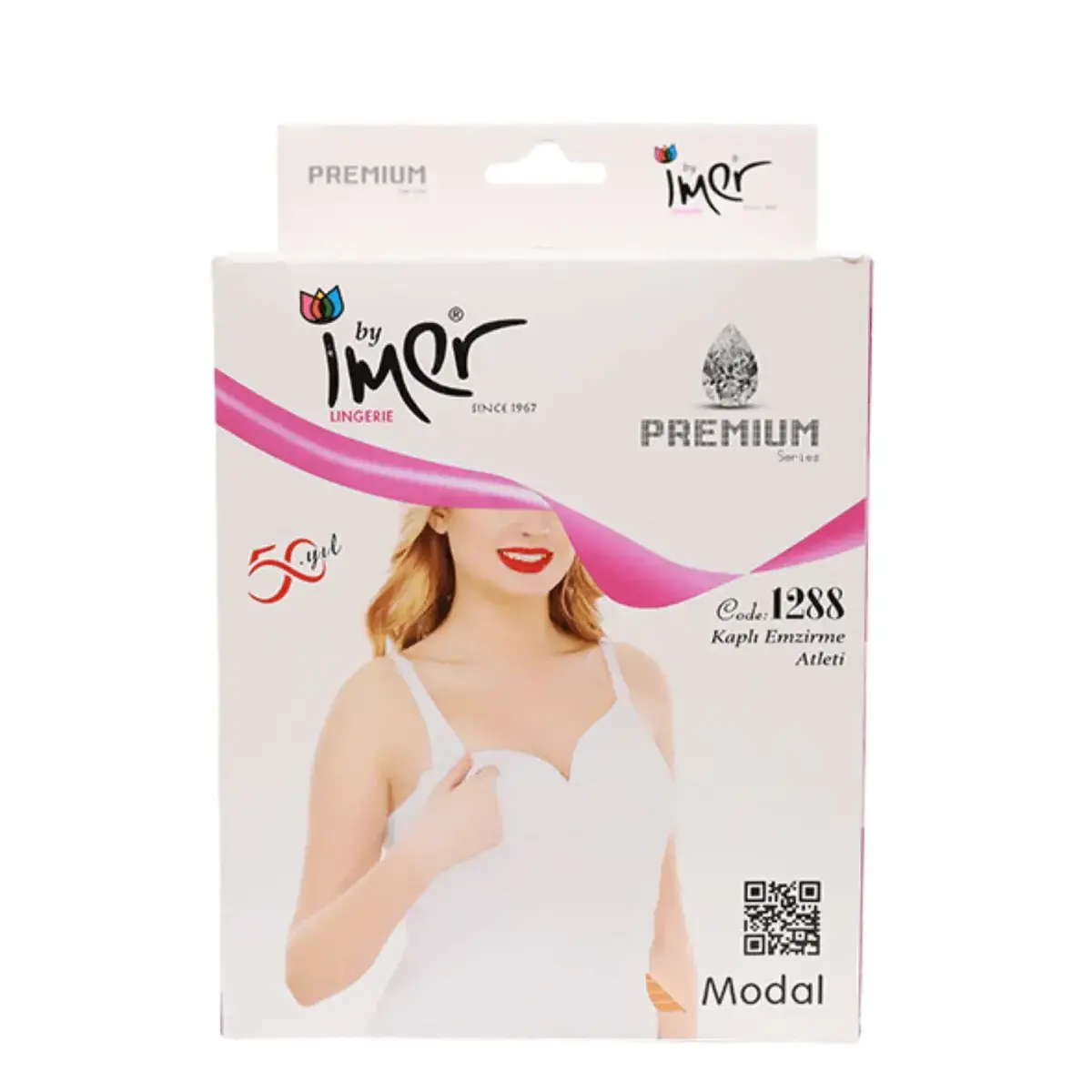 İmer Emzirme Kaplı Atlet Siyah 95B