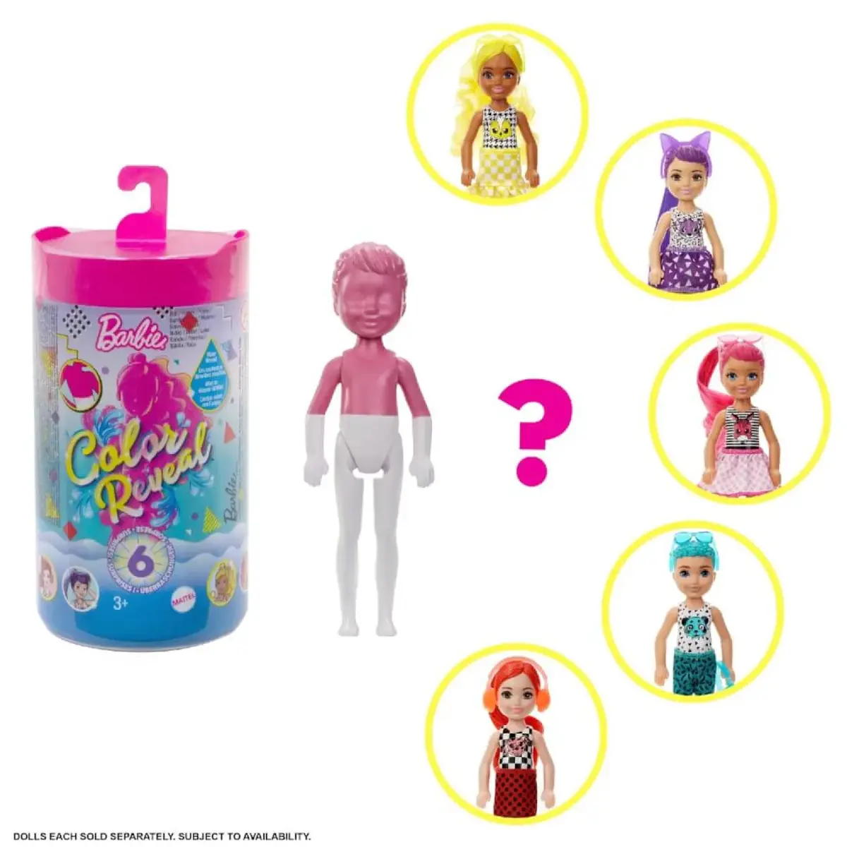 Barbie Renk Değiştiren Sürpriz Chelsea Bebek