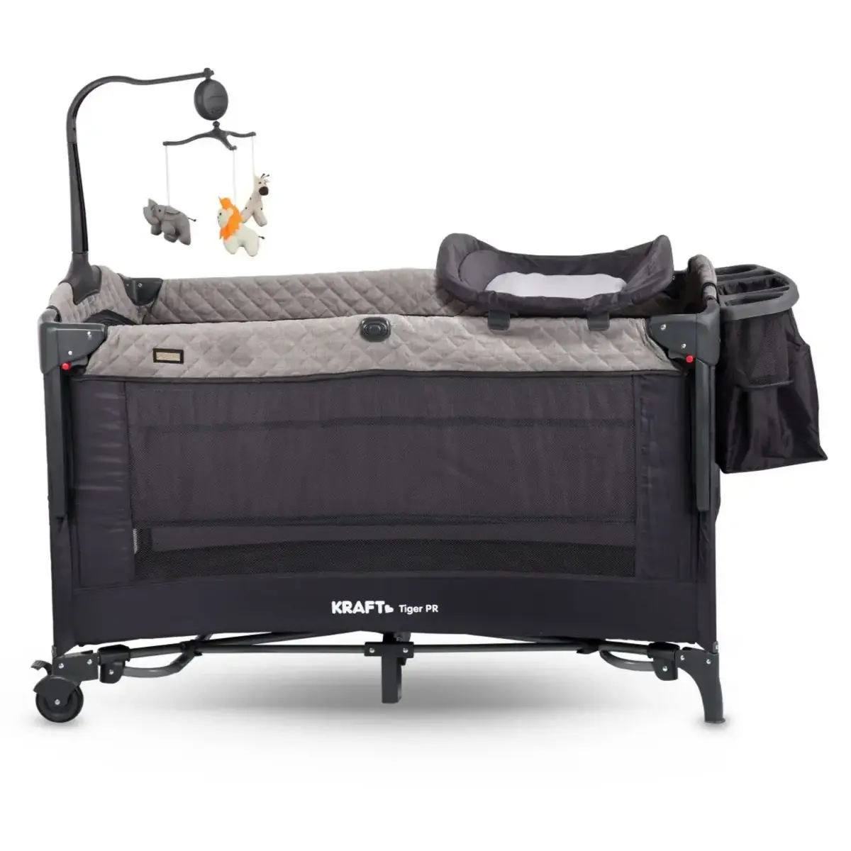 Kraft Tiger Pr Anne Yanı Oyun Parkı 70x120 cm Light Grey
