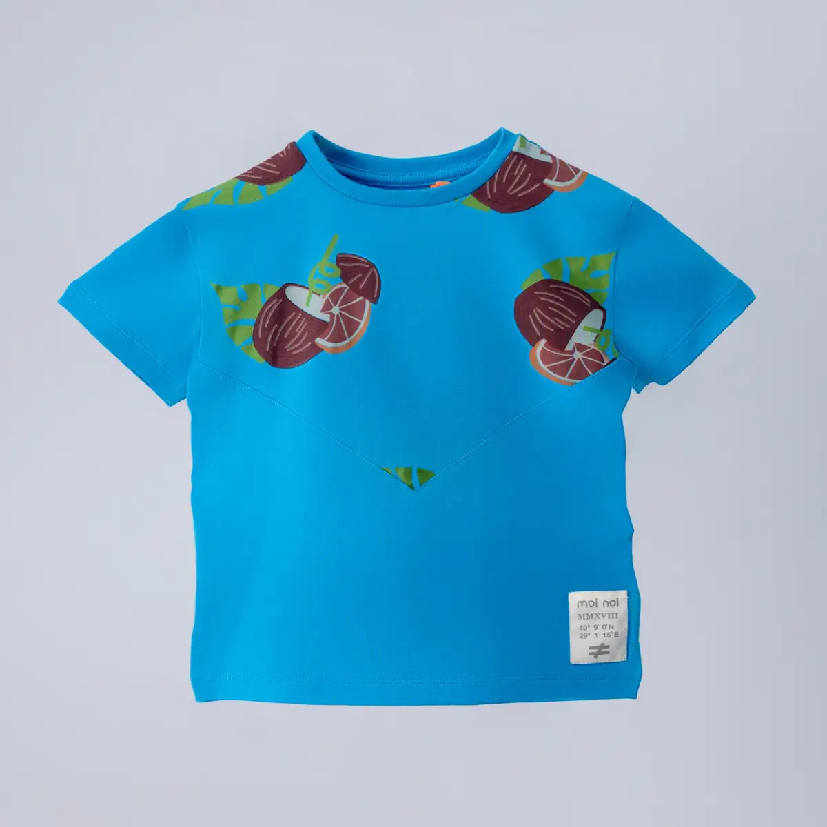 Moi Noi T-Shirt Üçgen Mavi
