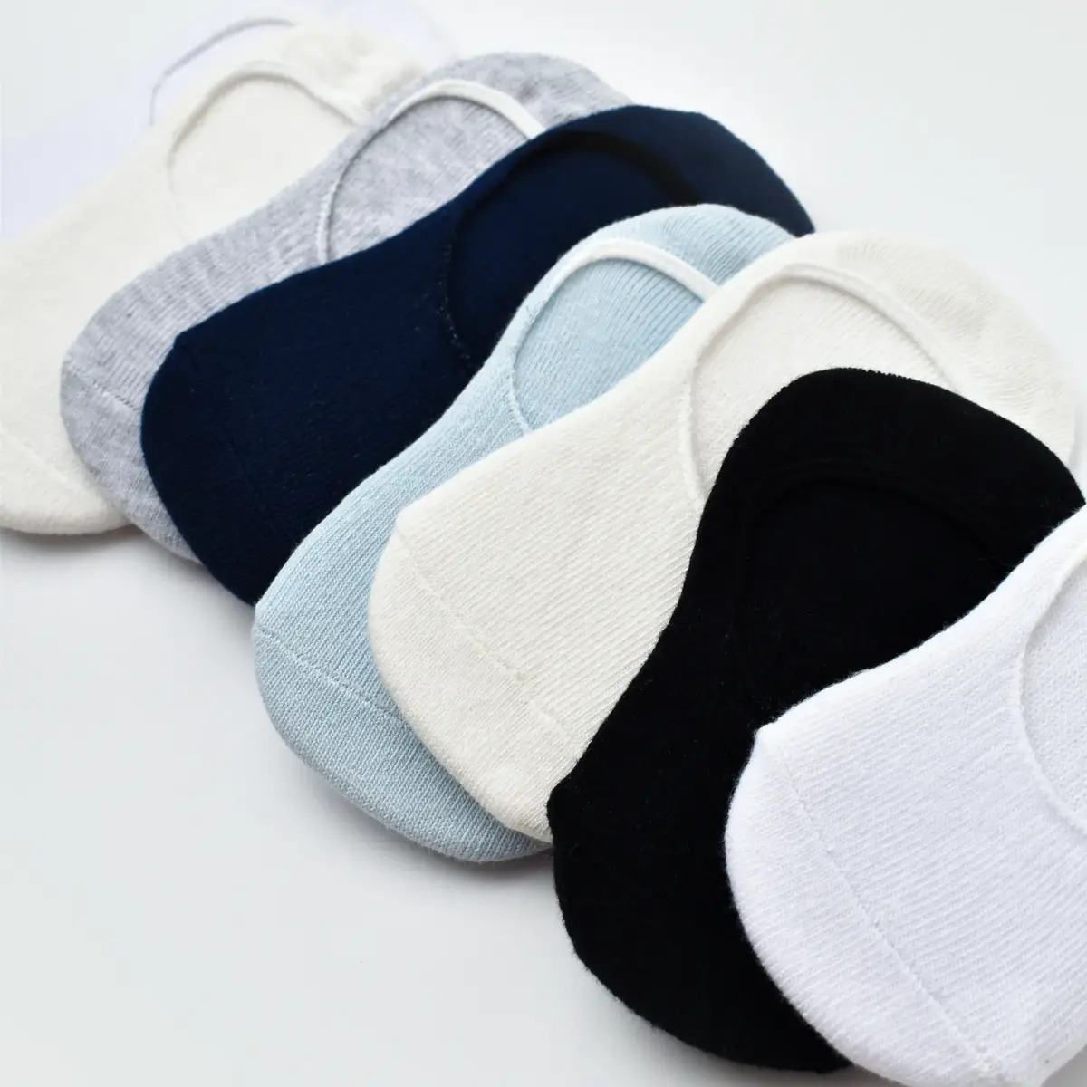 Bibaby Organik Babet Çorap 2li Basic Lacivert - Gri