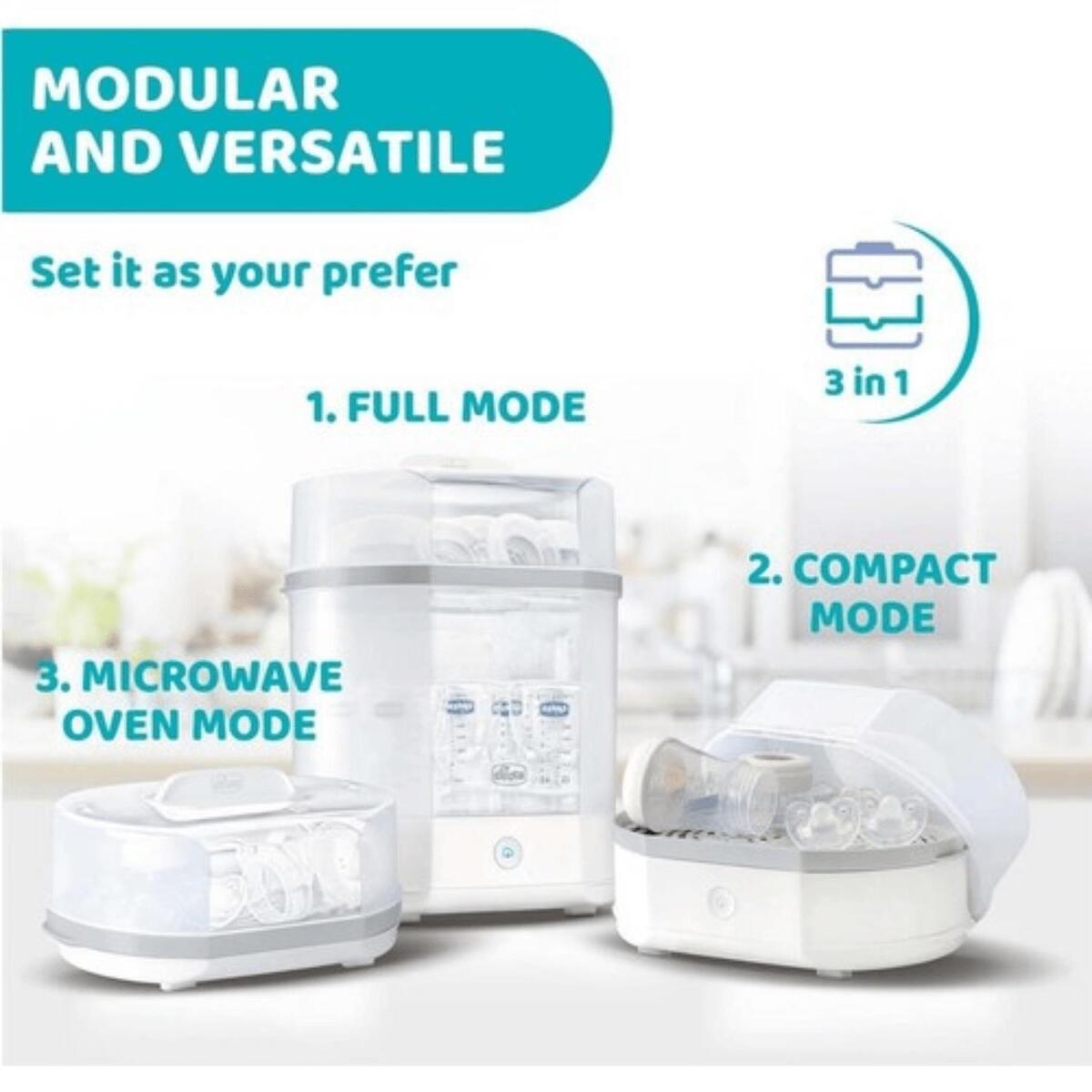 Chicco 3 in 1 Buharlı Sterilizatör