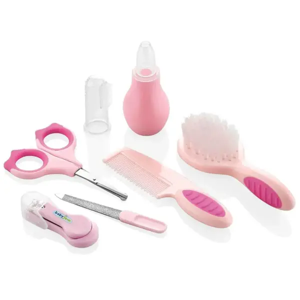 Babyjem Bebek Bakım Seti 7li Pembe