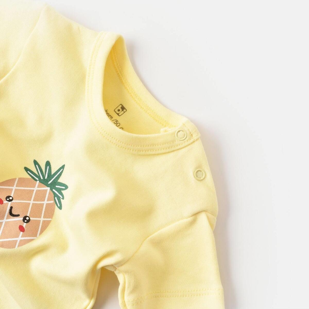 Bibaby Body Kısa Kol Summer Special Sarı