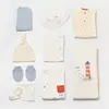 Bibaby Organik Hastane Çıkışı 10lu Sun Lets Sail Ekru - Mavi